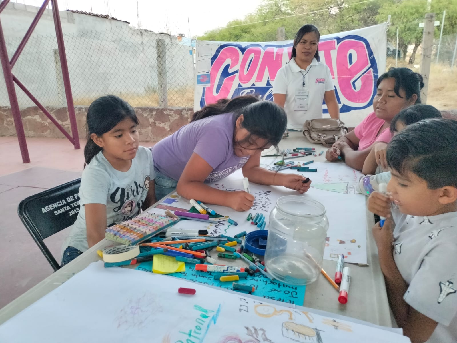 Actividad Cultural Comunitaria: Convite cultural en la Cancha de la Agencia de Santa Teresa, Heroica Ciudad de Huajuapan de León, Oaxaca